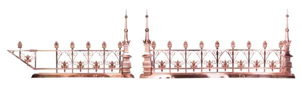 ornate historic copper cresting